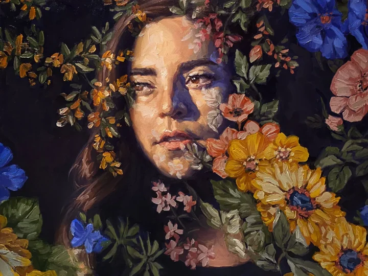 Student painting work