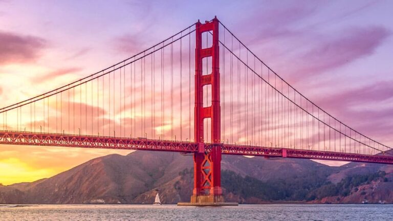 San Francisco Golden Gate Bridge panorama