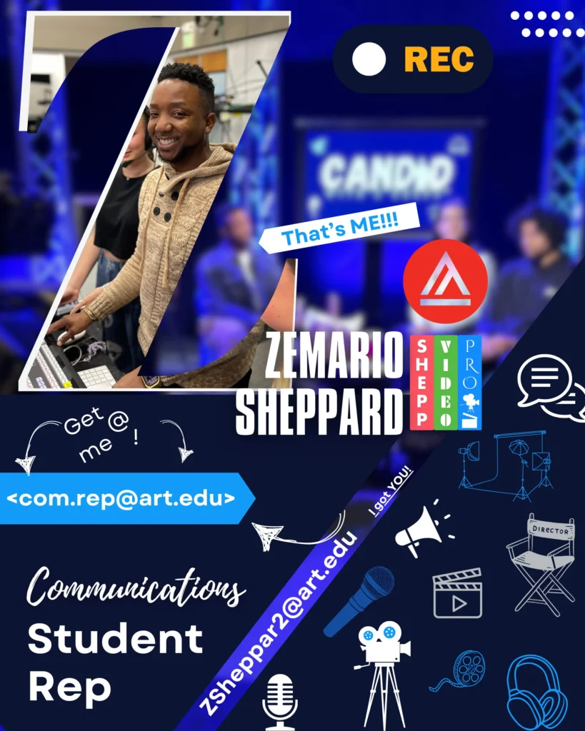 COM Student Rep Zemario Sheppard