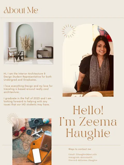 IAD Student Rep Zeema Haughie