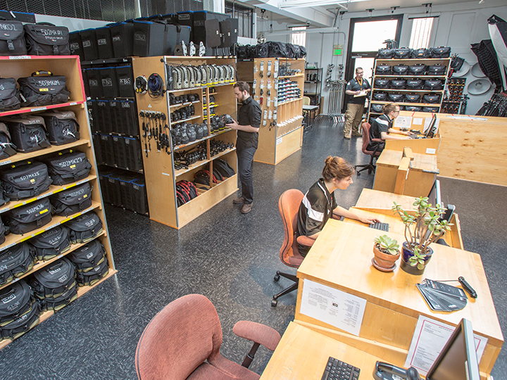 Photography equipment lab